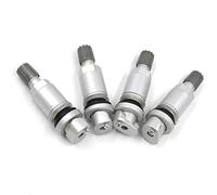 QASULER 4pcs Tyre Pressure Monitoring System Sensor Valve Stem Repair Kit TPMS Tire Valves, for LAND Rover, Alloy Tubeless Tyre Pressure Sensor