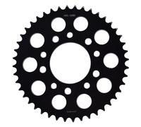 QASULER 525 39T 42T 44T 45T Rear Sprocket Gear Wheel, for, for Triumph, 800 865 America LT Speedmaster NV400 NV400C Steed NC26 NV 400 Motorcycle Rear Sprocket(44T)