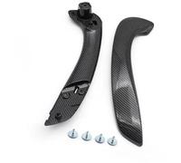 QASULER 809600015R 197012651 809540001R Interior Car Front Left Right Door Handle, for Renault, for Megane 3 III 2008 2009-2016 for Fluence 2009-2015 Interior Door Handle(Black Assembly Carbon R)