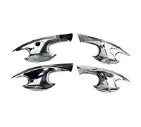 QASULER Abs ABS Chrome Door Handle Bowl Trim Cover, for Hyundai, I10 I 10 Grand I10X 2014 2015 2016 2017 2018 Car Air Vent Decoration