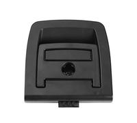 QASULER ABS Car Trunk Tail Cover Bottom Plate Mat Floor Carpet Handle Auto Accessories, for BMW, for E70 X5 E71 X6 2006-2013 51476958161 Carbon Fibre Door Handle Cover(Black with Lock Hole)