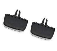 QASULER Air Conditioning Outlet, for VOLVO, XC90 2016-2024 Car Front Rear AC Vent Grille Tab Slider Clips Repair Kit Air Vent Clip(BLACK 2 pcs)