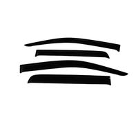 QASULER Auto Door Shield Of Accessory With Black Color Rain Window Visor, for Isuzu, for D-MAX 2012 2013 2014 2015 2016 2017 2018 2019 Car Side Window Visor