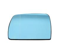 QASULER Auto Replacement White Blue Left Right Heated Wing Rear Mirror Glass, for, for BMW, X5 E53 1999 2000 2001 2002 2003 2004 2005 2006 Yard Machinery Fuel Cover(Blue left)
