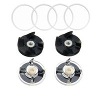 QASULER Blender Base Gear & Blade Gear Replacement Parts Magic 250W Blender Juicer Parts Accessories Blender Lid Blade