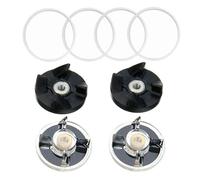 QASULER Blender Base Gear & Blade Gear Replacement Parts Magic 250W Blender Juicer Parts Accessories Blender Lid Blade