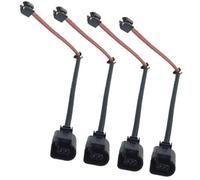 QASULER Brake Pad Wear Sensor 4Pcs Car Front Rear Brake Pad Wear Sensor, for CAYENNE, 2003-2010 95561236500 Car Brake System Sensors Accessories Brake Pad Wear Sensor