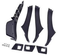 QASULER Car 7PCS Interior Door Handle Inner Panel Pull Trim Cover Armrest for 5 Series F10 F11 520 525 Left Hand Drive 51417225873 Exterior Door Handle Trim(Black)