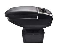 QASULER Car Arm Rest Storage Box Tourer Center Centre Console Rotatable Armrest, for Opel, for Vauxhall, Holden Astra Corsa Mokka Tigra Zafira Car Armrest Box(Black thread)