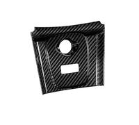 QASULER Car Central Air Conditioning Control Panel True Carbon Fiber Decorative Cover Sticker, for BMW, for MINI, CooperS F54 F55 F56 F57 Car Styling Car Air Vent Decoration(F55 F56 F57A)