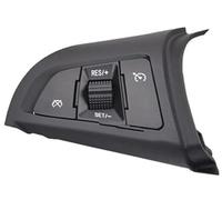 QASULER Car Cruise Control Button, for Chevrolet, for Malibu 2012 2013 2014 2016 Steering Wheel Cruise Control Switch Multimedia Volume Switch Button 96892140 Steering Wheel Switch Kit(BLACK Cruise Bu