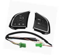 QASULER Car Cruise Control Button, for Fiat, for Fullback 2016 2017 Car Cruise Control Switch Steering Wheel Control Switch Button Audio Volume Switch 8616A076 8602A134 Steering Wheel Switch Kit(BLACK