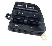 QASULER Car Cruise Control Button, for Kia, K3 K3S, for Cerato, for Ceed JD Steering Wheel Buttons Phone Cruise Control Button Switch Spare Parts Car Accessories Steering Wheel Switch Kit(BLACK Left-m