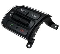QASULER Car Cruise Control Button, for Kia, K5 2016 2017 2018 2019 Multifunction Steering Wheel Menu Volume Adjustment Switch Cruise Control Button Car Accessories Steering Wheel Switch Kit(BLACK Audi