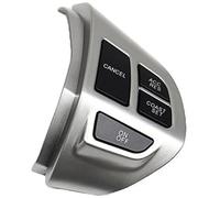 QASULER Car Cruise Control Button, for Mitsubishi, for LANCER, for OUTLANDER, for ASX 2007-2012 Car Multifunction Steering Wheel Button Cruise Control Switch Steering Wheel Switch Kit(BLACK 15)