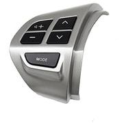 QASULER Car Cruise Control Button, for Mitsubishi, for LANCER, for OUTLANDER, for ASX 2007-2012 Car Multifunction Steering Wheel Button Cruise Control Switch Steering Wheel Switch Kit(BLACK 9)