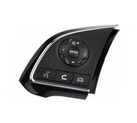 QASULER Car Cruise Control Button, for Mitsubishi, for Outlander 3, for Xpander, for ASX, for Trito 2015 2016 2017 Car Control Switch Steering Wheel Audio Volume Button Steering Wheel Switch Kit(BLACK