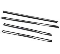QASULER Car Door Edge Protector, for NISSAN, for X-TRAIL, T30 2001-2006 4 Pcs Black Outside Window Glass Rubber Seal car door edge protector