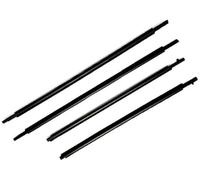 QASULER Car Door Edge Protector, for Toyota, for Estima, for Previa 2.43.5 ACR50 GSR50 4Pcs Window Glass Outer Seal Belt Trim Sealing car Door Edge Protector