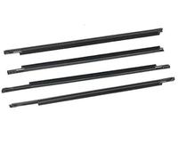 QASULER Car Door Edge Protector, for Toyota, for Prius 2004-2015 4pcs Black Car Window Moulding Weatherstrip Seal Belt car Door Edge Protector(Black 2004-2009)