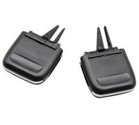 QASULER Car Front Rear Air Conditioning AC Vent Grille Clip Slider Repair Kit, for Porsche, for, 2014-2017 95B819200 95B819700 Car Air Vent Clip(BLACK Central 2PCS)