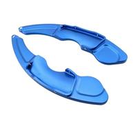 QASULER Car Gear Shifter Steering Wheel Shift Paddle Extension, for Lexus, is NX 2014-2017, for, RC 2014-2016 CNC Aluminum 2pcs Car Rear Spoiler Side Wing Cover(Blue)