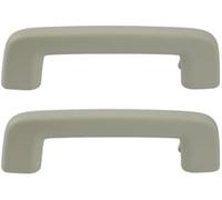 QASULER Car Inner Ceiling Safety Handrail Interior Roof Pull Handle, for Land, for Rover, Discovery 3 4(1PC Beige Rear) Car Grab Handle(Black 2pcs Beige Front)