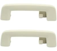 QASULER Car Inner Ceiling Safety Handrail Interior Roof Pull Handle, for Land, for Rover, Discovery 3 4(1PC Beige Rear) Car Grab Handle(Black 2pcs Beige Rear)