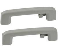 QASULER Car Inner Ceiling Safety Handrail Interior Roof Pull Handle, for Land, for Rover, Discovery 3 4(1PC Beige Rear) Car Grab Handle(Black 2pcs Gray Rear)