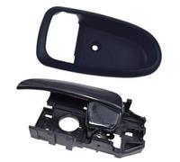 QASULER Car Interior Door Handle/Cover Left/Right Side, for Elantra, 2001-2006 826112D000 826212D000 826102D000 826202D000 Exterior Door Handle Trim(Black Handle and Cover Lh)