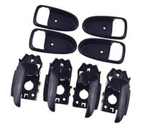 QASULER Car Interior Door Handle/Cover Left/Right Side, for Elantra, 2001-2006 826112D000 826212D000 826102D000 826202D000 Exterior Door Handle Trim(Black Handle Cover 8pcs)