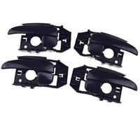 QASULER Car Interior Door Handle/Cover Left/Right Side, for Elantra, 2001-2006 826112D000 826212D000 826102D000 826202D000 Exterior Door Handle Trim(Black Door Handle 4pcs)