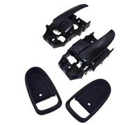 QASULER Car Interior Door Handle/Cover Left/Right Side, for Elantra, 2001-2006 826112D000 826212D000 826102D000 826202D000 Exterior Door Handle Trim(Black Handle Cover Lh Rh)