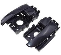 QASULER Car Interior Door Handle/Cover Left/Right Side, for Elantra, 2001-2006 826112D000 826212D000 826102D000 826202D000 Exterior Door Handle Trim(Black Door Handle Pair)
