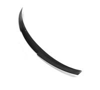 QASULER Car Rear Trunk Spoiler Boot Lid Wing, for, for F82 M4 Coupe 2 Door 2014-2017 Styling Black Carbon Fiber Car Rear Spoiler