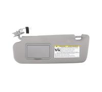 QASULER Car Side Sun Visor Sun Visor With Mirror Sunvisor Assy Gray Uv