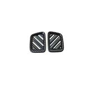 QASULER Car Steering Wheel Button Frame Cover Trim, for Citroen, C5 Aircross 2017 2018 2019 ABS Carbon Fiber Car Air Vent Decoration(Small Air Vent)
