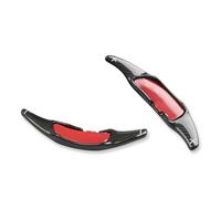 QASULER Car Steering Wheel Shift Gear BPC Paddle, for Benz, AMG A45 C63 E63 S65 CLA45 CLS63 GLC GLS63 W176 W205 S205 W213 S213 W222 Car Rear Spoiler Side Wing Cover(Black)