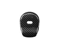 QASULER Car Styling Carbon Fiber Style Stainless Steel Decoration Modified Accessories, for Smart, 453 Fortwo Forfour 2015-2020 Car Air Vent Decoration(Trunk handle)