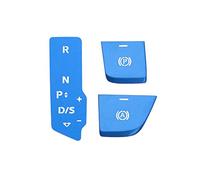 QASULER Car Styling Center Console Gear Shift Electronic Handbrake Buttons Sequins Trim, for, Q5 2018-2020 LHD Interior Accessories Car Air Vent Trim(Blue)