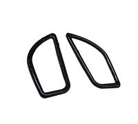 QASULER Car Styling Dashboard Air Conditioning Outlets Frame Decorative Covers Stickers Trim, for BMW, 1 Series F20 Auto Accessories AC Vent Outlet Cover(Carbon Fiber)