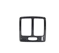 QASULER Car Styling Rear Air Vent Condition Decoration Outlet Cover Trim Case, for Ford, for Kuga, Escape 2013-2017 Accessories Car Air Vent Trim(Carbon fiber black)
