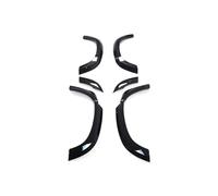 QASULER Car Wheel Eyebrow Arch Trim Side Fender Flare Strip, for Land Rover, Defender 110 2020-2024 Mudguards Auto Front Rear Mudflap Fender Flares(110 Gloss Black)
