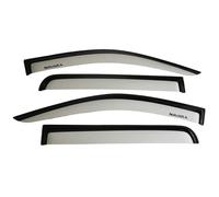 QASULER Car Window Deflector Visor, for Nissan, for Navara Frontier NP300 2015-2019 Car Side Window Visor(SILVER)