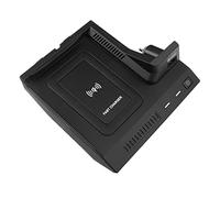 QASULER Car Wireless Charger, for Mercedes-Benz, for W205 AMG C43 C63 GLC 43 63 X253 C Class GLC 15W QI Phone USB Charger Charging Accessories Wireless Car Charger Plate(For amg c43 c63)