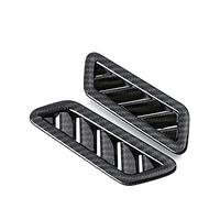 QASULER Carbon Fiber Car Front Dashboard Upper AC Air Outlet Vent Cover Frame Trim,for VW, for T-ROC, T ROC 2017 2018 Car-Styling Car Air Vent Decoration