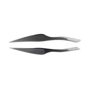 QASULER Carbon Fiber Headlights Eyebrows Eyelids, for 3 Series E90 E91 Car Styling Front Headlamp Eyebrows Trim Cover Trim Headlight Sticker