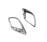 QASULER Chrome 2 Pc Tail Fog Light Lamp Covers Trim, for Mazda, CX-5 CX5 2012 2013 2014 2015 2016 Car Air Vent Decoration
