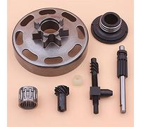 QASULER Clutch Drum Oil Pump Worm Gear Chain Adjuster Tension Bearing Chainsaw, for Husqvarna, 435 435E 440 440E Chainsaw Clutch Drum