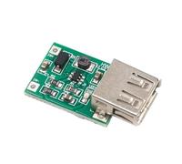 QASULER Dc 0.9v 5v to 5v 600ma Power Bank Charger Step Up Boot Converter Voltage Module B Output Charging Circuit power module voltage boost(Green)